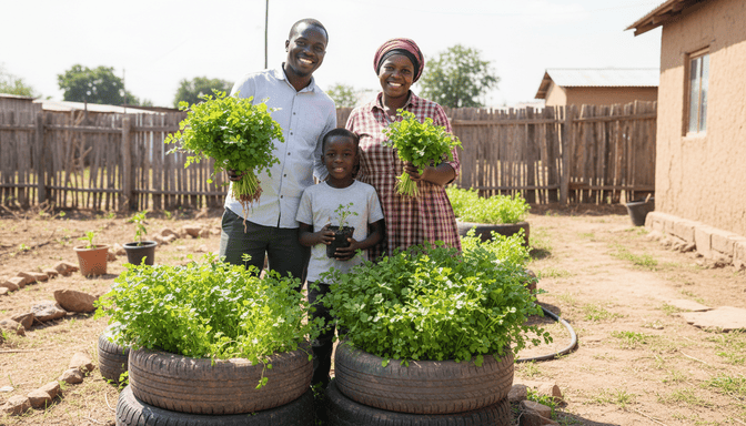 How to Grow Coriander at Home Using Old Tyres: Easy Step-by-Step Guide
