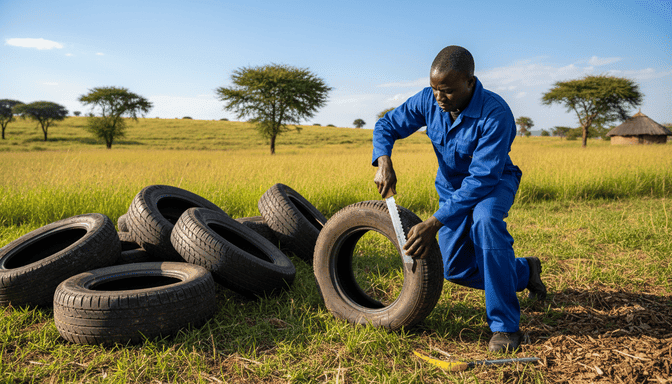 How to Grow Coriander at Home Using Old Tyres: Easy Step-by-Step Guide