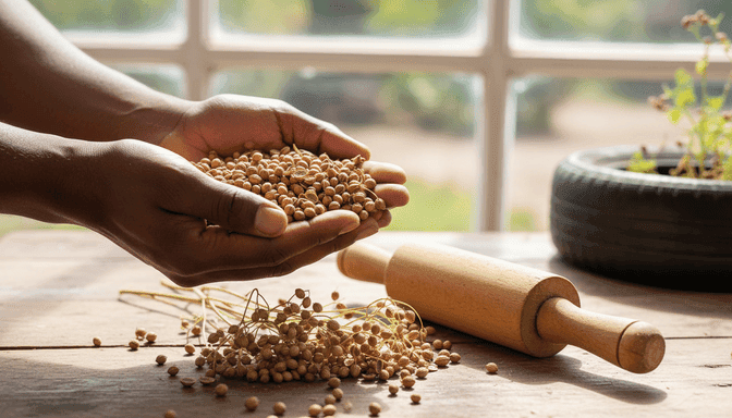 How to Grow Coriander at Home Using Old Tyres: Easy Step-by-Step Guide