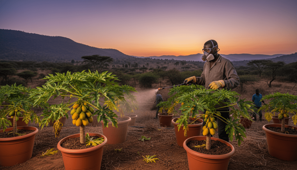 How to Grow Dwarf Papaya Trees in Containers for Massive Harvests in Kenya