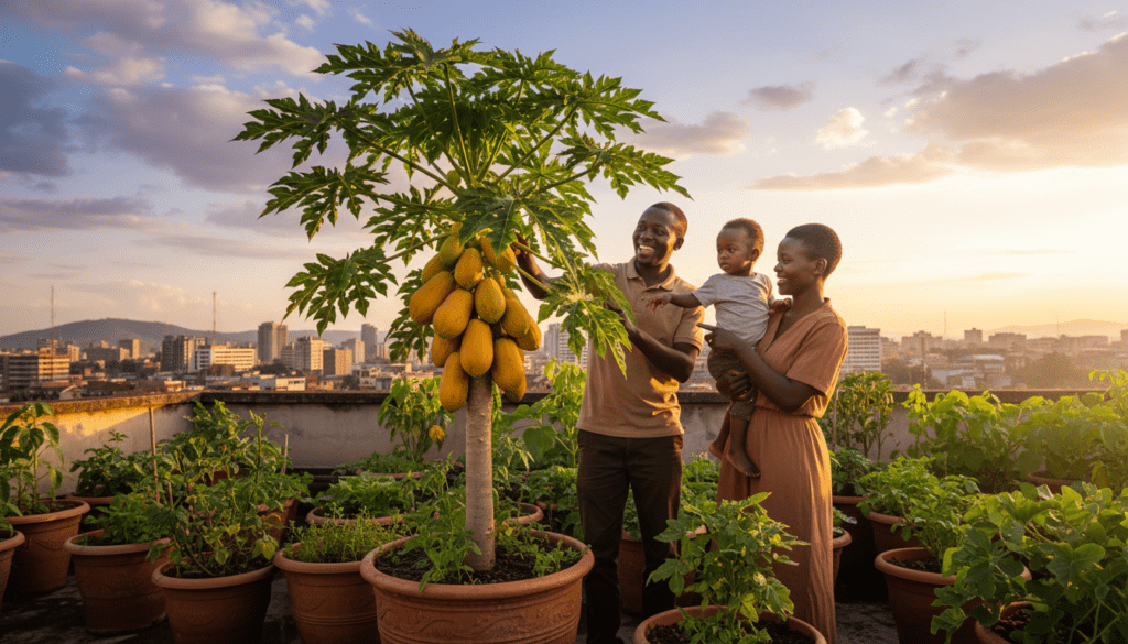 How to Grow Dwarf Papaya Trees in Containers for Massive Harvests in Kenya