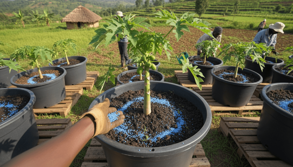 How to Grow Dwarf Papaya Trees in Containers for Massive Harvests in Kenya