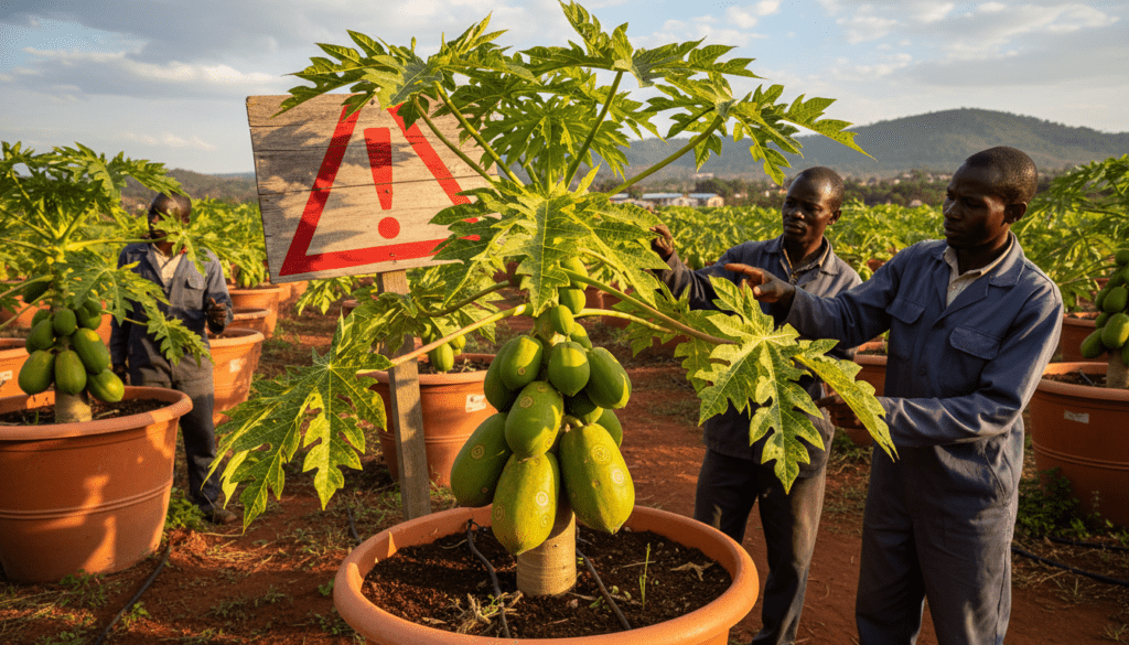 How to Grow Dwarf Papaya Trees in Containers for Massive Harvests in Kenya