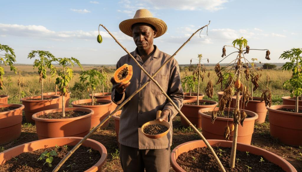 How to Grow Dwarf Papaya Trees in Containers for Massive Harvests in Kenya