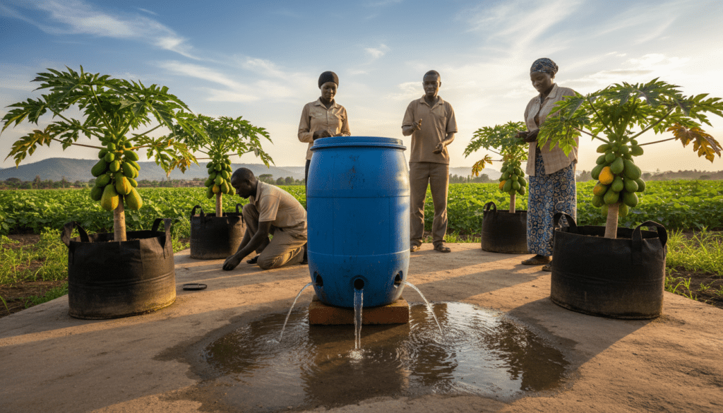 How to Grow Dwarf Papaya Trees in Containers for Massive Harvests in Kenya