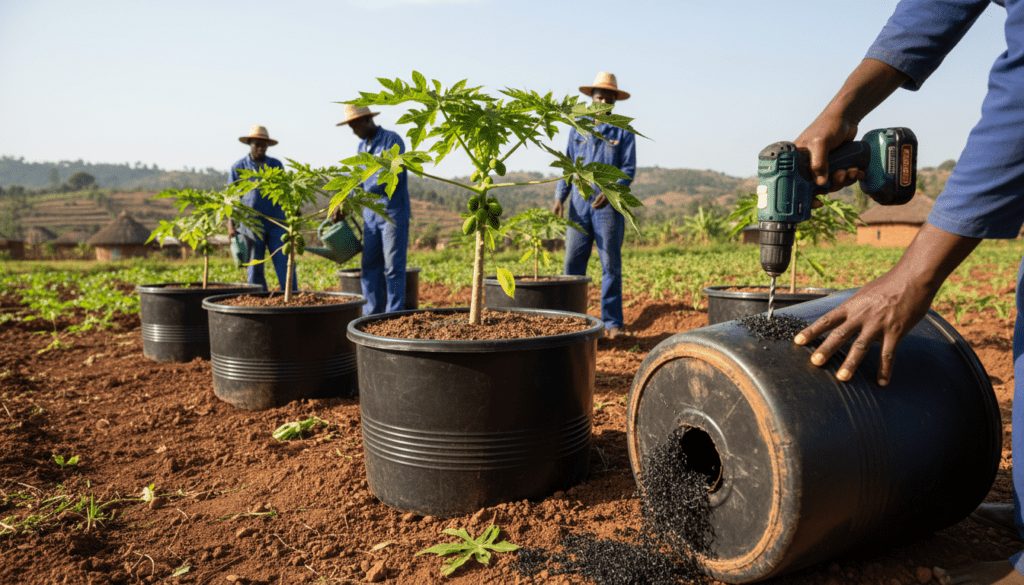 How to Grow Dwarf Papaya Trees in Containers for Massive Harvests in Kenya