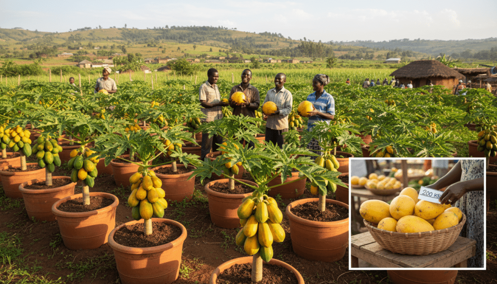 How to Grow Dwarf Papaya Trees in Containers for Massive Harvests in Kenya