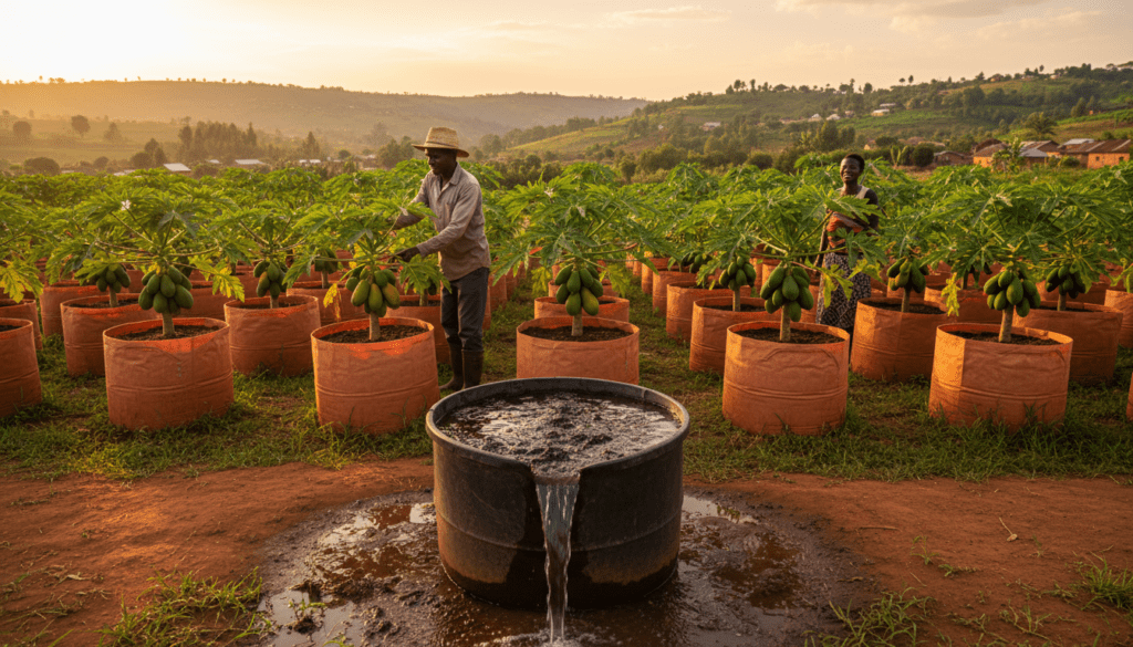 How to Grow Dwarf Papaya Trees in Containers for Massive Harvests in Kenya