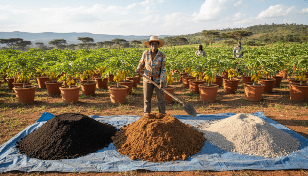 How to Grow Dwarf Papaya Trees in Containers for Massive Harvests in Kenya