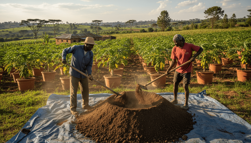 How to Grow Dwarf Papaya Trees in Containers for Massive Harvests in Kenya