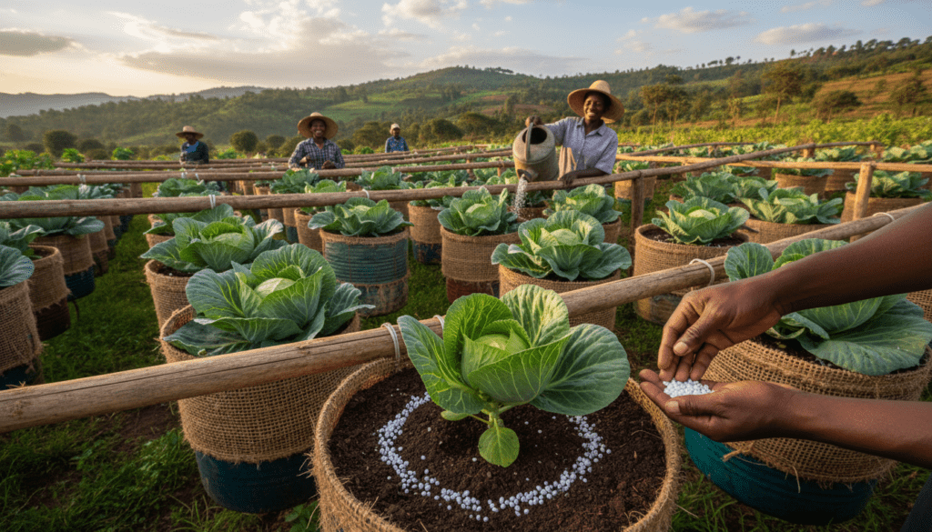How to Grow Big Cabbages in Containers in Kenya: Hanging Cabbage Farming Guide 2026