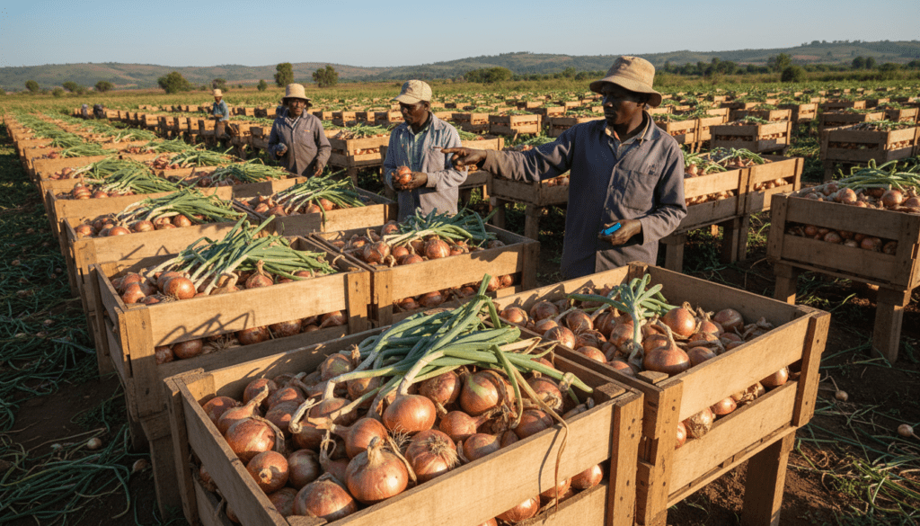 HOW TO GROW BULB ONIONS IN CRATES STEP BY STEP GUIDE FOR KENYAN FARMERS