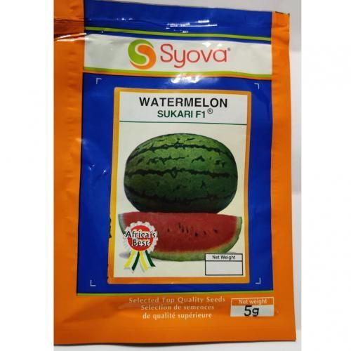 Agriscope Hybrid Watermelon Sukari F1 Seeds packet from jumia
