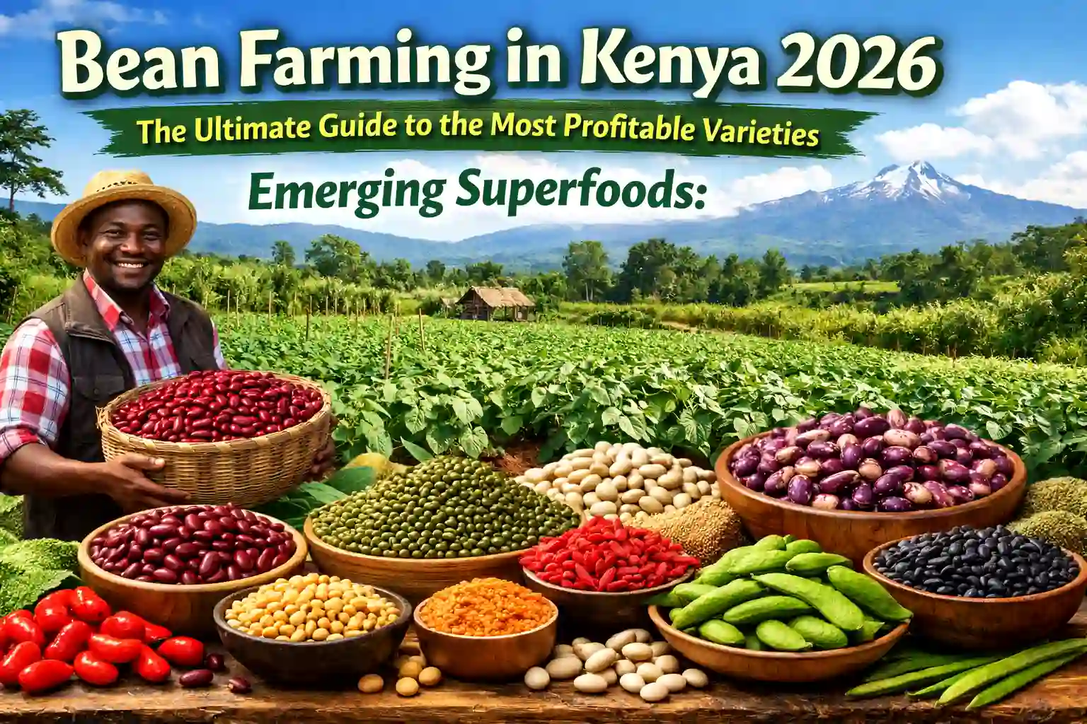 Bean Farming in Kenya 2026: The Ultimate Guide to the Most Profitable Varieties