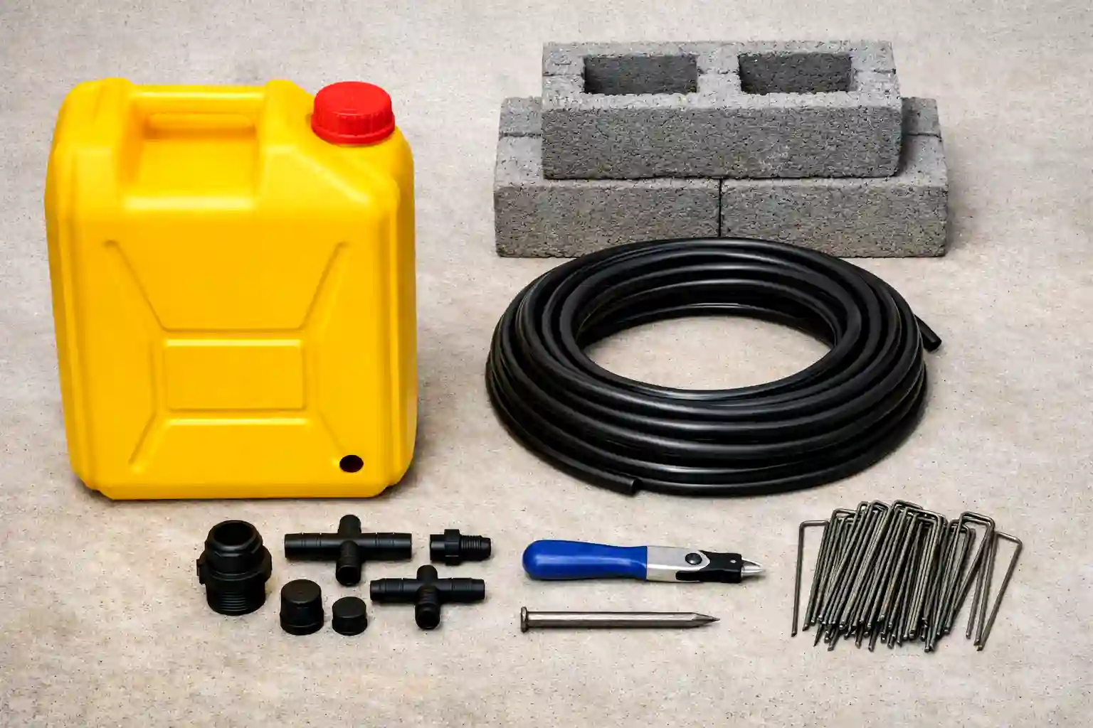 How to Build a Low-Cost Gravity-Fed Irrigation System Using Jerry Cans