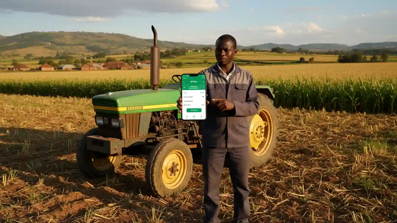Top 5 Agriculture insurance companies in Kenya 2026: Madison vs. CIC vs. Co-op Bank. 3 A farmer making an insurance premium payment via M-Pesa on a smartphone while standing next to a tractor