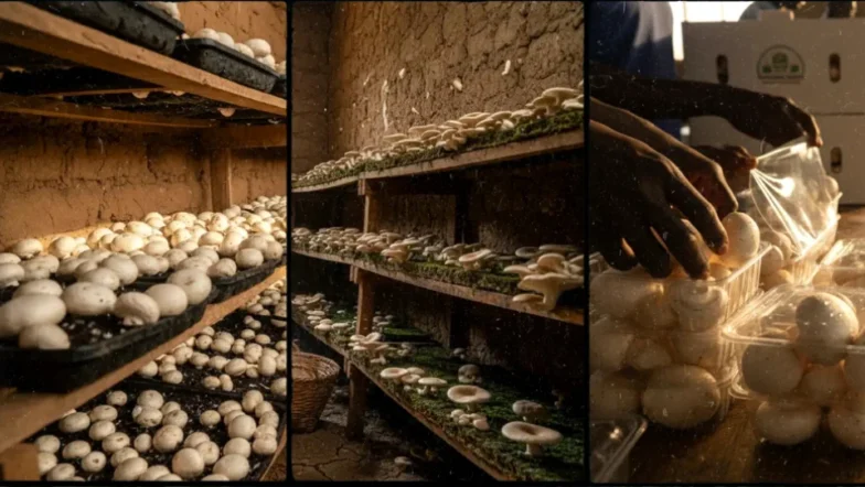 Mushroom Farming in Kenya 2026: Low Budget Button Mushroom House Guide
