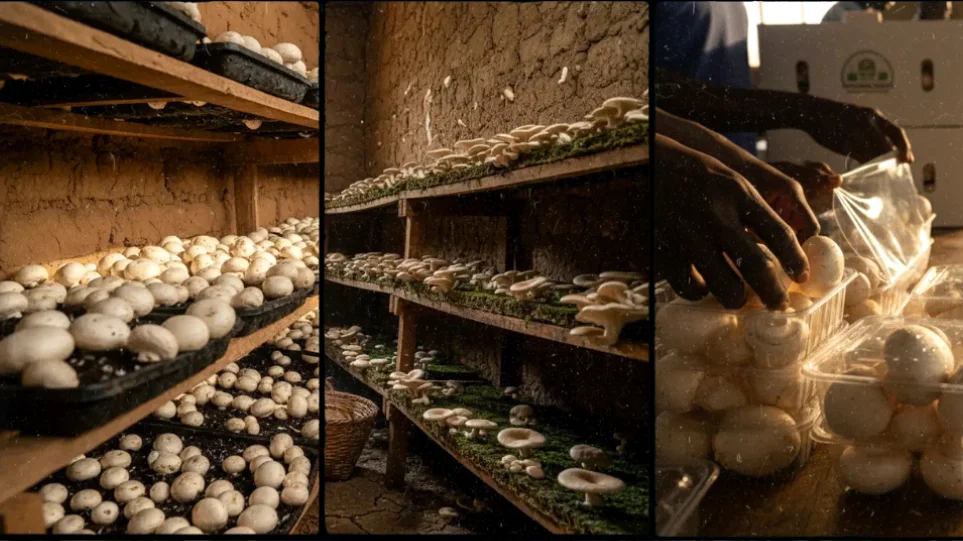 Mushroom Farming in Kenya 2026: Low Budget Button Mushroom House Guide