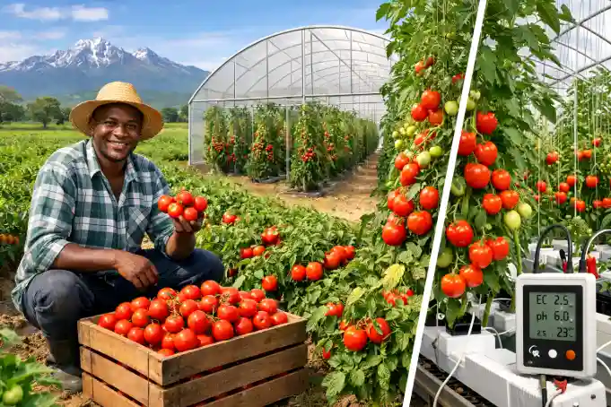 Tomato Farming in Kenya 2026: Best Hybrid Varieties F1, Greenhouse and Hydroponic Tomato Farming Profit Guide