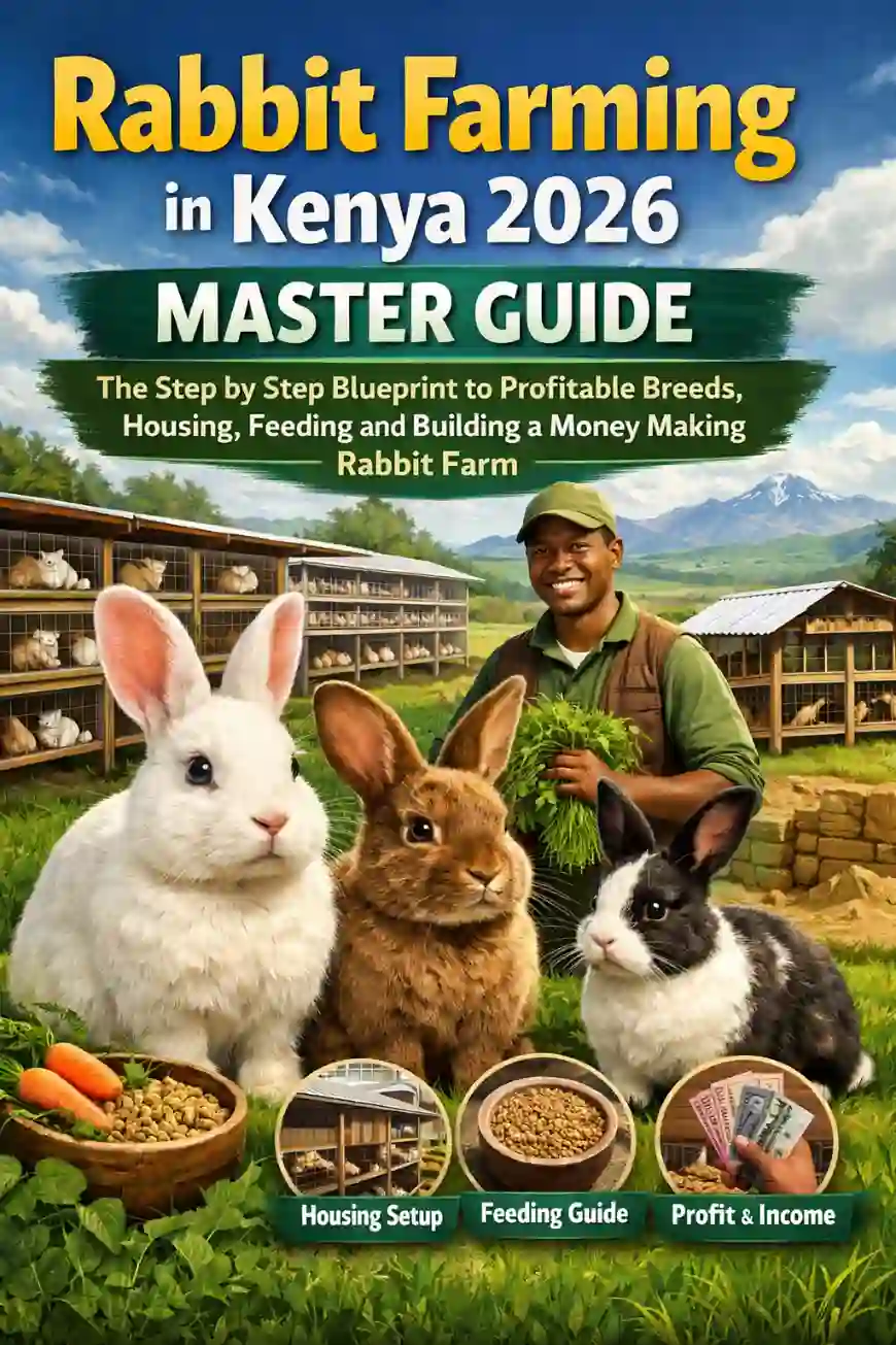 Rabbit Farming in Kenya 2026 Master Guide: The Step by Step Blueprint to Profitable Breeds, Housing, Feeding and Building a Money Making Rabbit Farm 1 Rabbit Farming in Kenya 2026 Master Guide: The Step by Step Blueprint to Profitable Breeds, Housing, Feeding and Building a Money Making Rabbit Farm