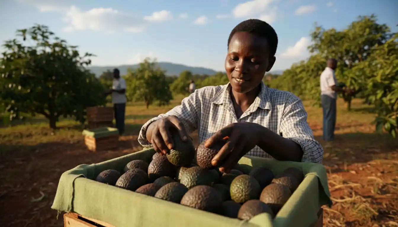 Top 10 Hass Avocado Diseases in Kenya: Causes, Symptoms & Treatment Guide (2026) 15 Harvesting flawless Hass avocados and placing them gently into padded crates