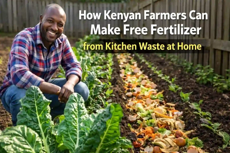 How Kenyan Farmers Can Make Free Fertilizer from Kitchen Waste at Home