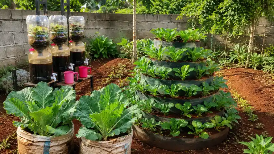 How to Make Free Organic Fertilizer from Kitchen Waste at Home in Kenya 4 DIY Kitchen Waste Liquid Fertilizer System (Mini Composter) Complete Guide
