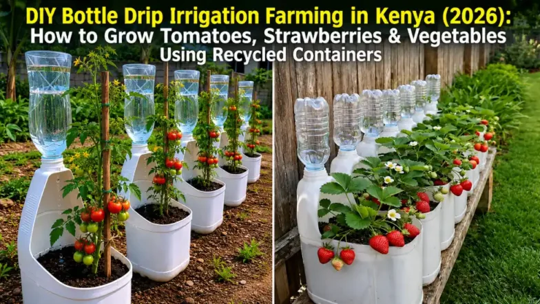 DIY Bottle Drip Irrigation Farming in Kenya (2026)