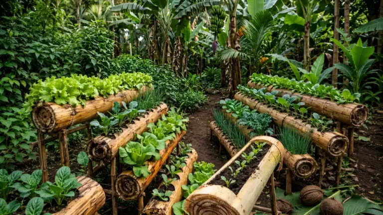 How to Build a Vertical Garden Using Banana Stems: Step-by-Step Guide for Growing Vegetables