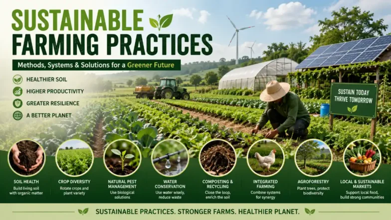 Sustainable Farming Practices: Methods, Systems & Solutions for a Greener Future
