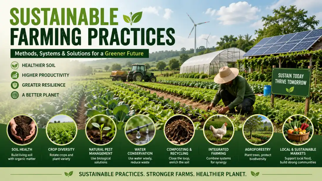 Sustainable Farming Practices: Methods, Systems & Solutions for a Greener Future