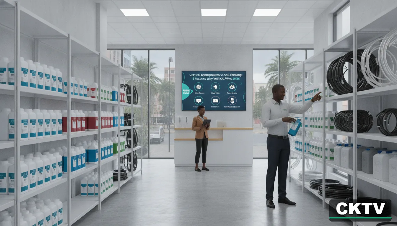 A modern agribusiness retail store in Nairobi