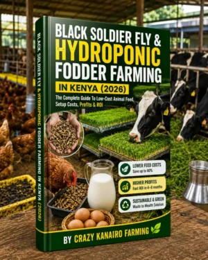 BLACK SOLDIER FLY & HYDROPONIC FODDER FARMING IN KENYA (2026) The Complete Guide To Low-Cost Animal Feed, Setup Costs, Profits & ROI