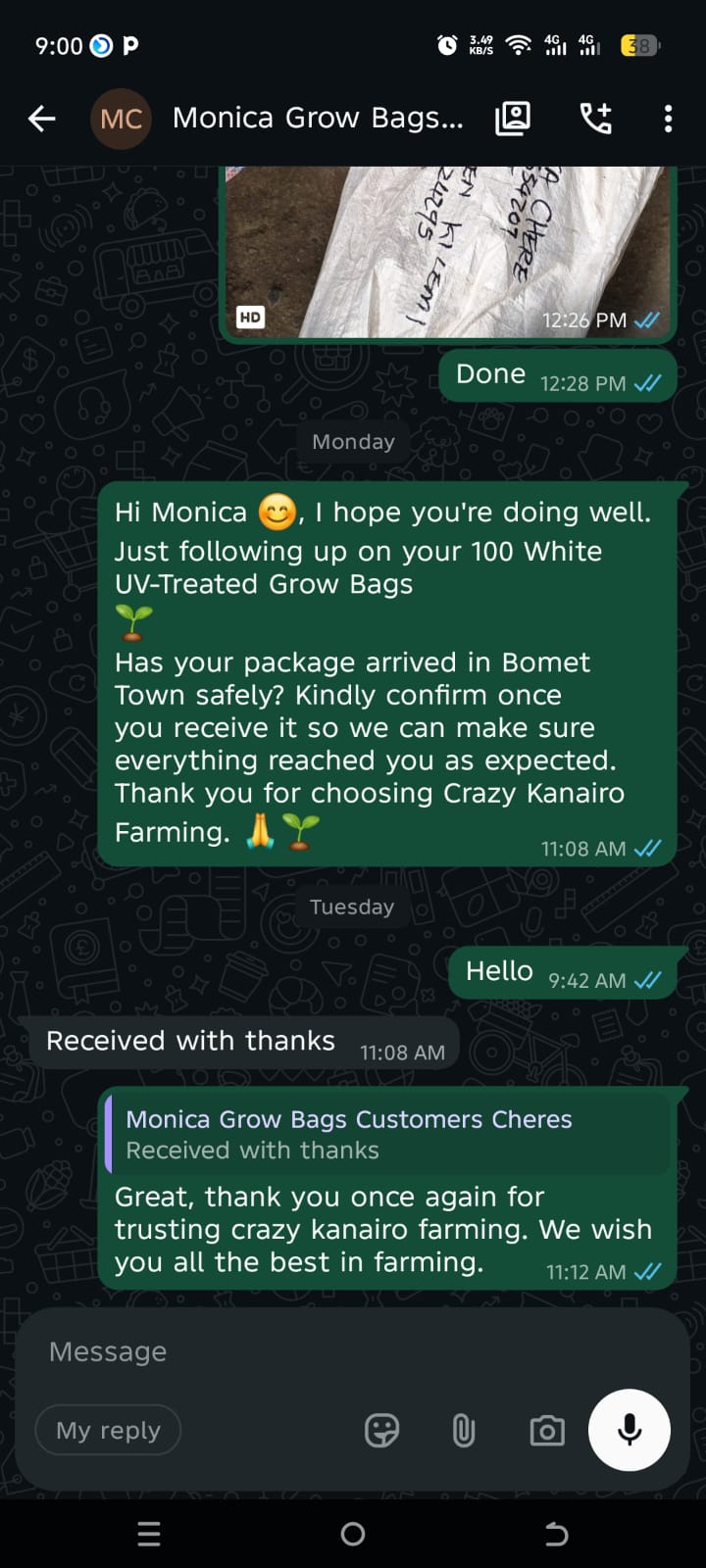 Farming Products Delivered Across Kenya | Crazy Kanairo 3 monica customer