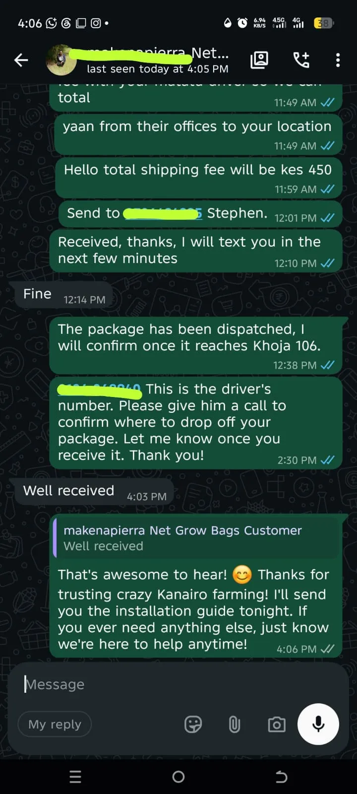 delivery