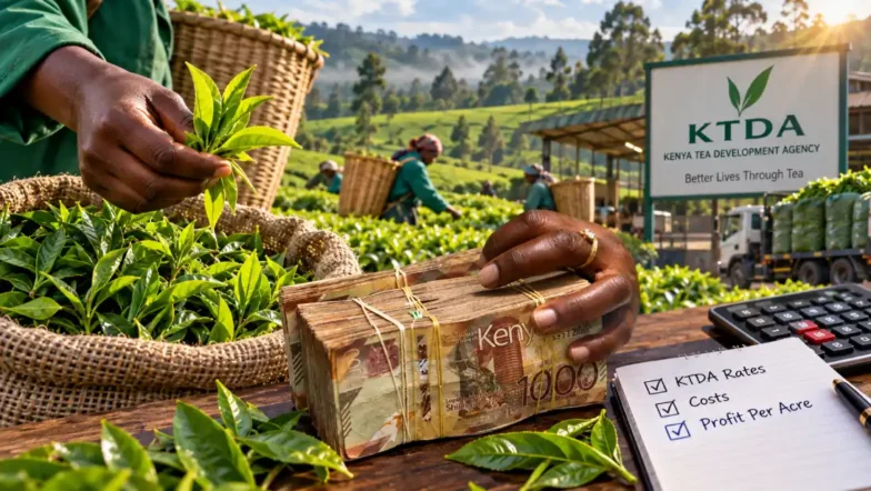 Tea Farming in Kenya (2026): Complete Guide to KTDA Rates, Costs & Profit Per Acre