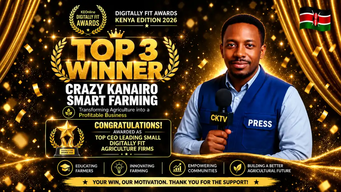 Top 3 Winners of the Digitally Fit Awards  Kenyan Edition 2026